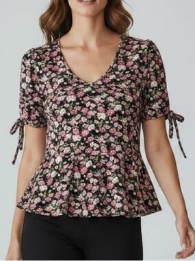 Vibe  women’s floral print top size L